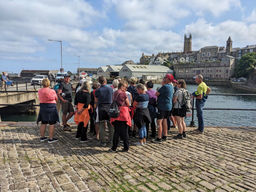 German group visiting Penzance